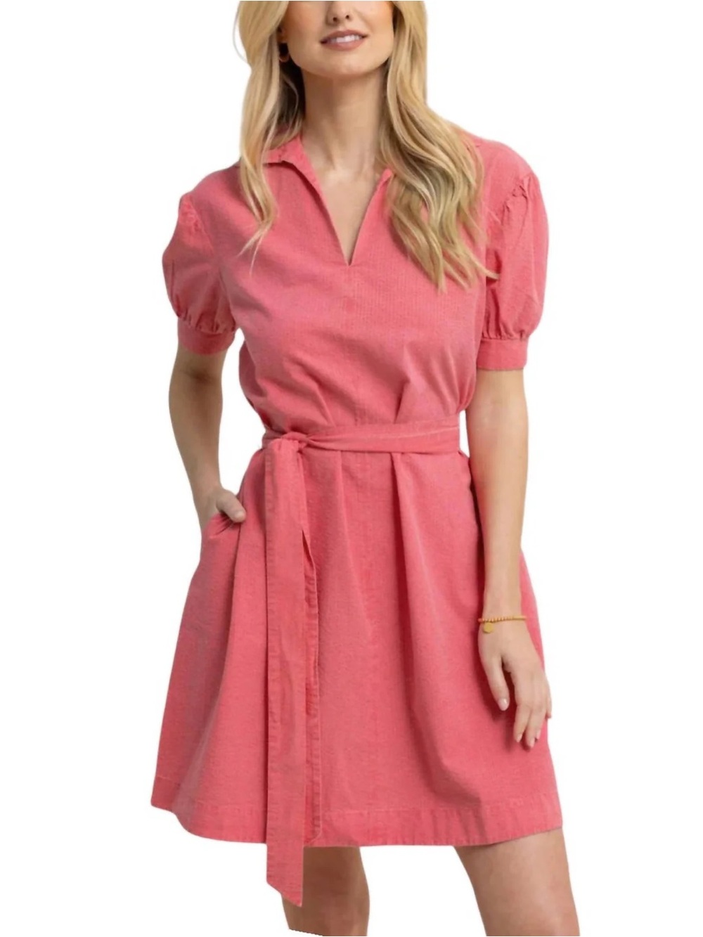 Southern Tide Camelia Rose Seersucker Dress